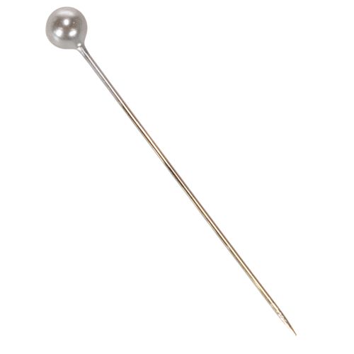 Épingles à tête perlée argentée Ø4mm 40mm 150 pièces pour décoration florale | Floristik24.fr