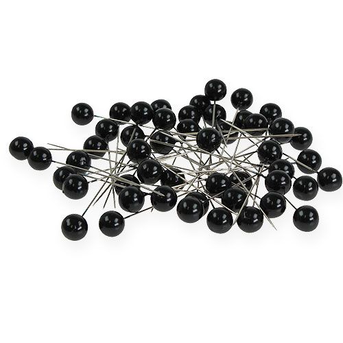 Article Epingles à perler noir Ø10mm 60mm