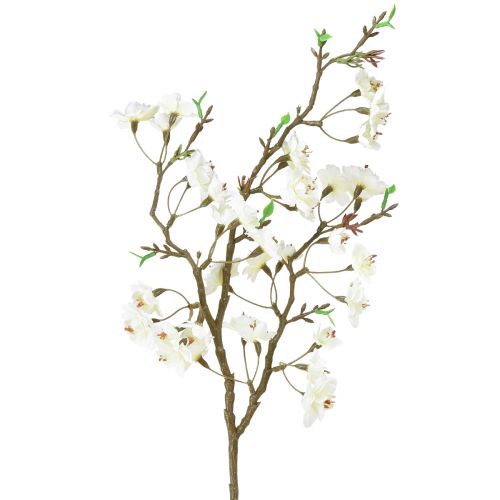 Floristik24 Branche de fleur de pêcher artificielle couleur crème 69cm