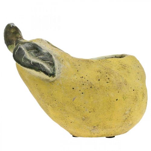 Article Poire à planter, décoration d&#39;automne, vase en béton L19cm H15.5cm