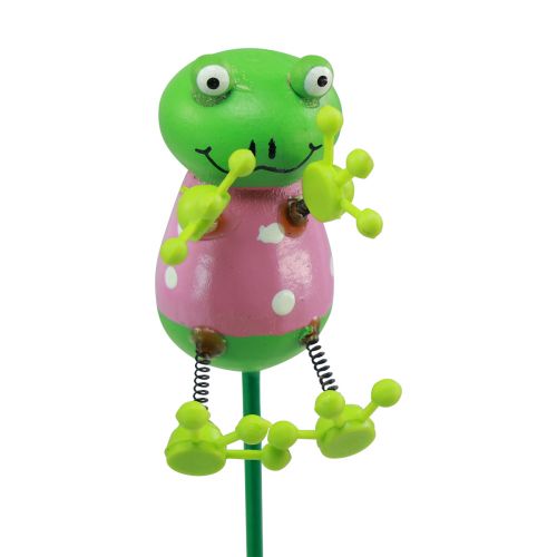 Floristik24 Bouchons pour plantes grenouilles bouchons de fleurs décoratifs 24cm 16 pcs