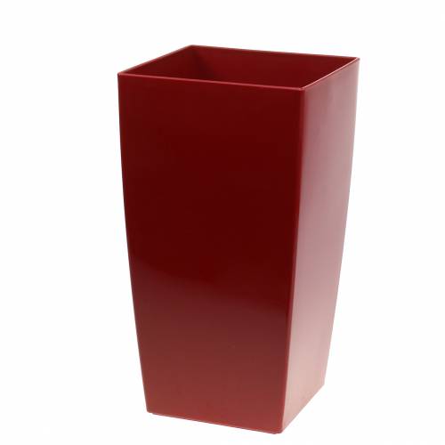 Floristik24 Vase végétal rouge Milano Diamond 11l 20cm