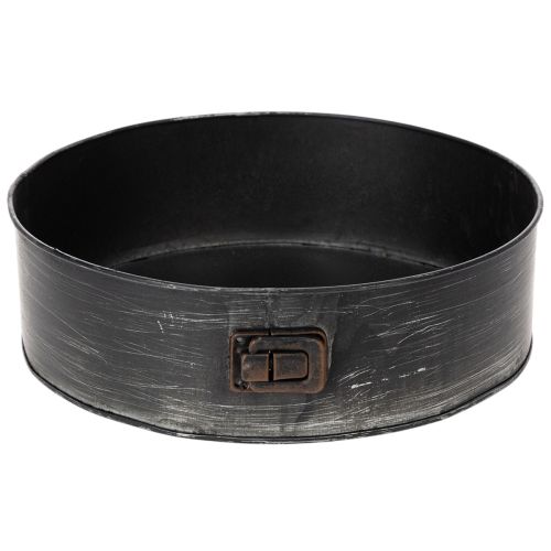 Article Pot de fleurs, moule à pâtisserie décoratif, moule à charnière pour plantation, décoration en métal Ø24cm H7,5cm