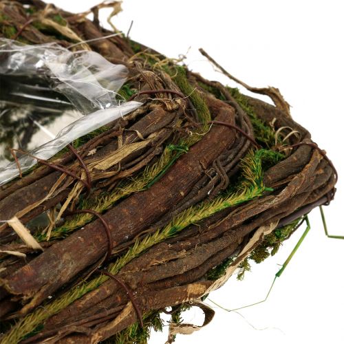 Floristik24 Coussin végétal pour la tombe 16,5cm x 29cm 1 pièce