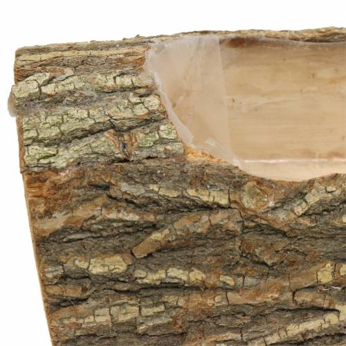 Floristik24 Jardinière bois d&#39;orme 29cm x 11cm H10cm