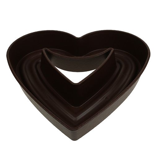 Floristik24 Coeur de plante &quot;Amora&quot; 45cm marron, 1pc