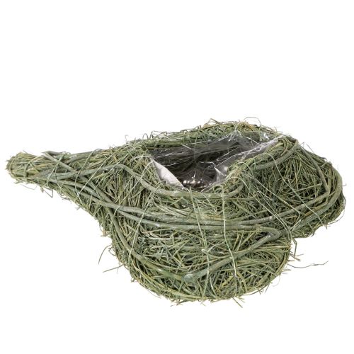 Cœur en matériau naturel avec film protecteur 25 cm pour compositions florales | Floristik24.fr