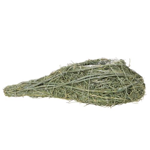 Cœur en matériau naturel avec film protecteur 25 cm pour compositions florales | Floristik24.fr