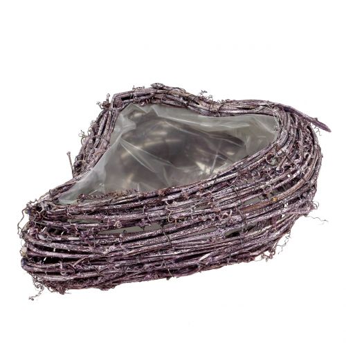 Floristik24 Plante coeur de vigne mûre blanchie à la chaux 27cm x 24cm