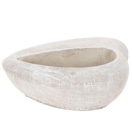 Pot de fleurs en forme de cœur, en pierre reconstituée, pot décoratif, 17 cm | Floristik24.fr
