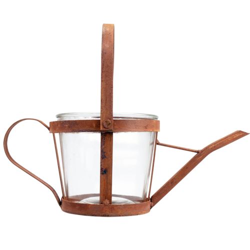 Floristik24 Arrosoir décoration lanterne pot de plante décoration de jardin rouille 29cm