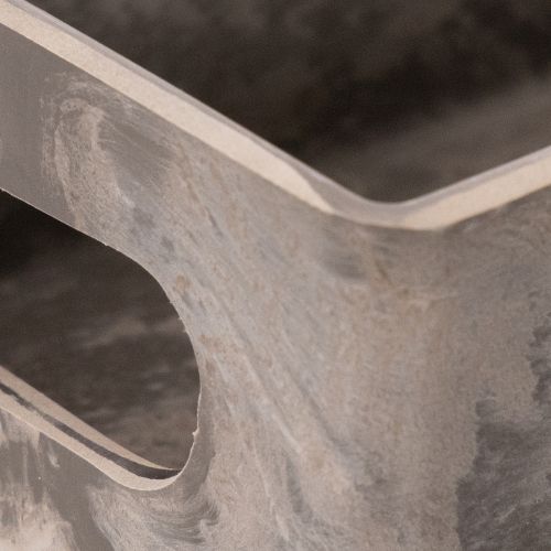 Plateau rectangulaire compact 23 cm en plastique anthracite | Floristik24.fr