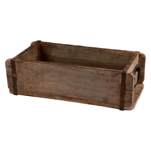 Floristik24 Jardinière en bois forme brique bois upcycling 32×15×10cm