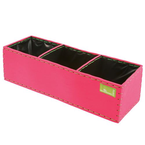 Boîte à plantes rose 40cm x 14cm x 11cm, 1pc