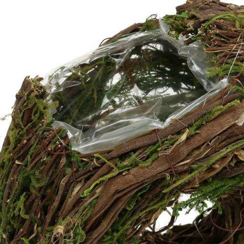 Floristik24 Couronne à garnir naturelle 28 x 30 cm