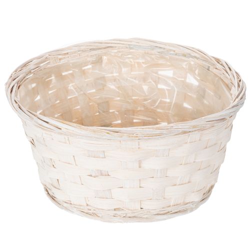 Panier décoratif en osier pour un design d'intérieur polyvalent, 20 cm, lot de 8