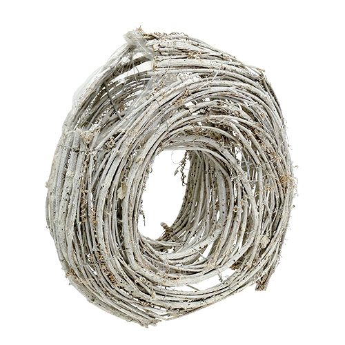 Couronne à plantes verticale blanche Ø 30 cm
