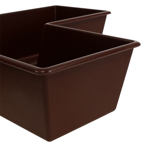 Floristik24 Croix végétale 24cm x 32cm marron, 1 pièce