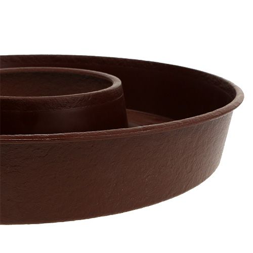 Floristik24 Anneau végétal “Rondino” marron Ø35cm 1 pièce