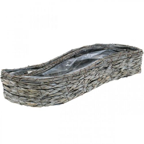 Article Bol à plantes, bac à plantes gris 48,5/31,5cm lot de 2