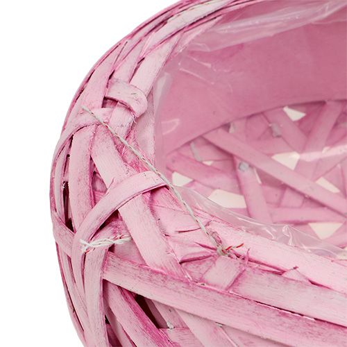 Coupelle à plantes rose Ø 25 cm H. 9 cm