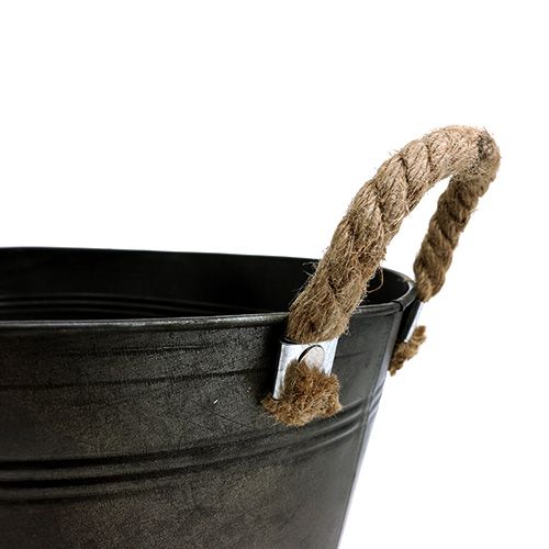 Floristik24 Bol à plantes ovale antique 40 x 29cm H18cm 1p