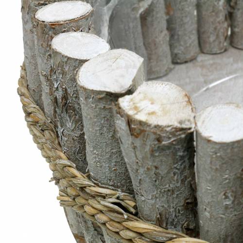 Floristik24 Cache-pot en branches Ø33cm H13cm