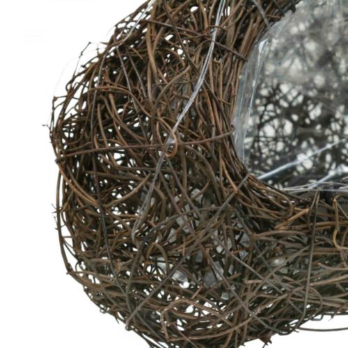 Article Bol à plantes coeur cimetière, coeur de vigne à planter 15cm