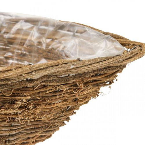 Floristik24 Bol à plantes panier à plantes panier à vigne L35/42/46cm lot de 3
