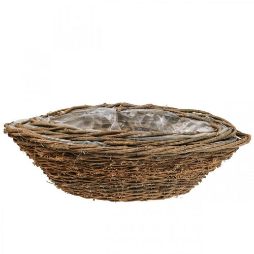 Floristik24 Bol à plantes panier à plantes panier à vigne L35/42/46cm lot de 3