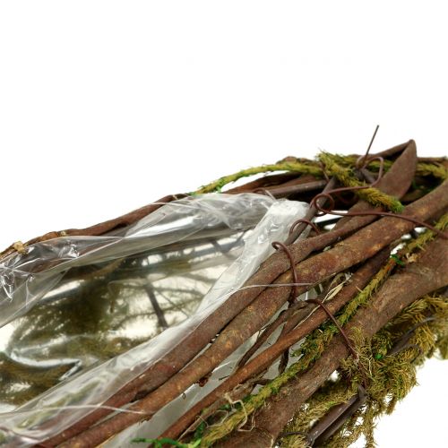 Floristik24 Bateau à plantes ovale 41cm x 12,5cm 1 pièce