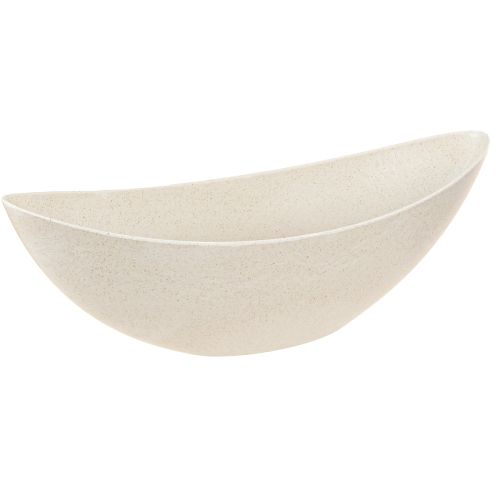 Floristik24 Jardinière bateau bac à plantes beige chiné L38,5cm 3pcs