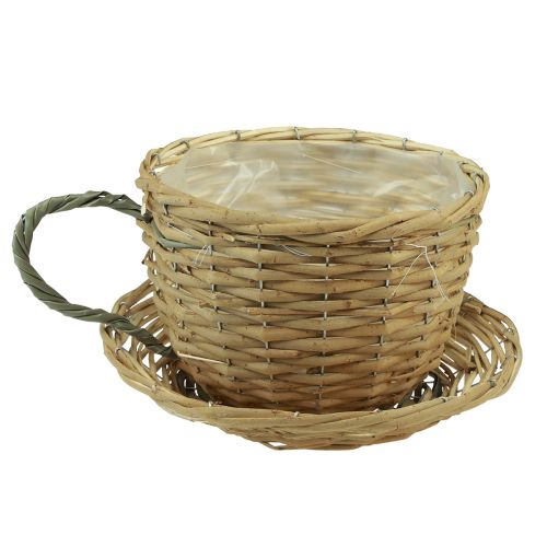 Floristik24 Panier à godets pour plantation de saule gris naturel Ø29cm