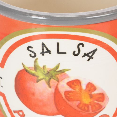 Article Pots décoratifs en céramique à motif tomate, 14 cm, lot de 3, pour une touche d'élégance dans votre intérieur.