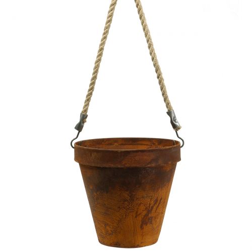 Floristik24 Cache-pot pour grille suspendue Ø20cm H19cm