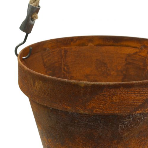 Floristik24 Cache-pot pour grille suspendue Ø20cm H19cm