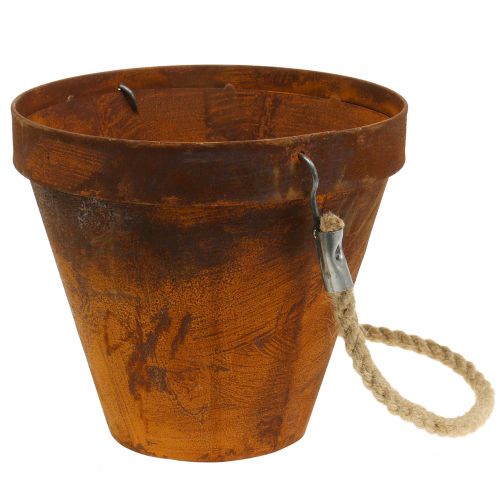 Floristik24 Cache-pot pour grille suspendue Ø20cm H19cm