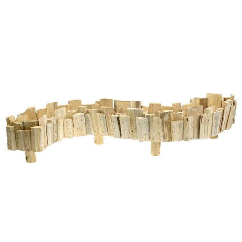 Floristik24 Jardinière Wave en bois, naturel L76cm