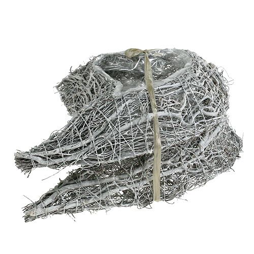 Article Coeur de plante vigne blanche L30cm l23cm 2 pcs