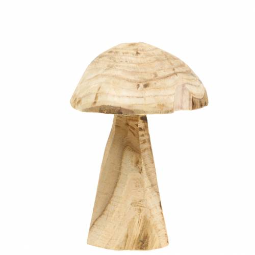 Floristik24 Champignon bois de paulownia Ø16cm H18cm