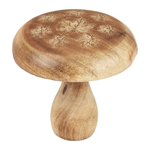 Article Décoration champignon en bois décoration bois champignon décoration automne naturel Ø15cm H14,5cm