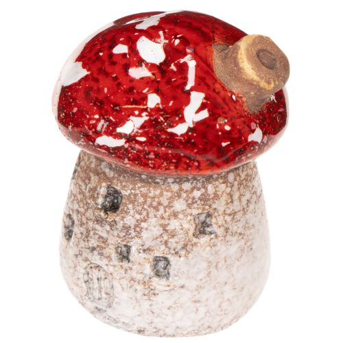 Décoration de maison champignon, amanite tue-mouches miniature de 6 cm, 2 pièces | Floristik24.fr