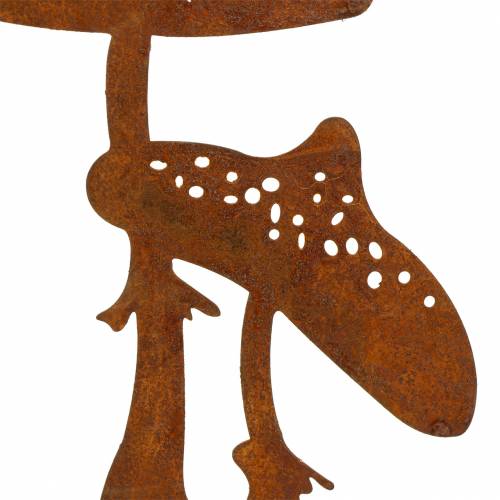 Bouchon de jardin paire de champignons Edelrost H49.5cm