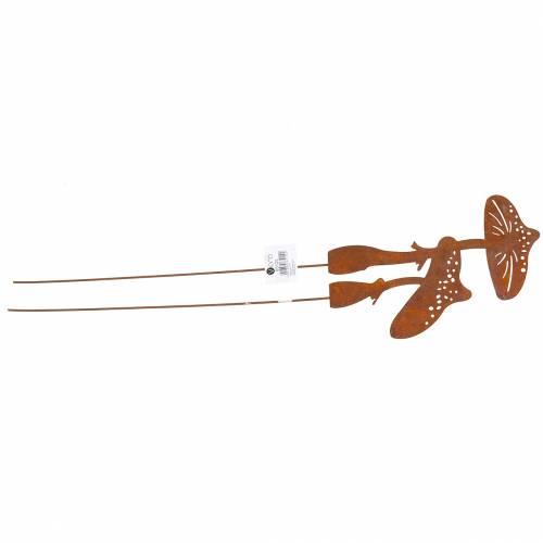 Bouchon de jardin paire de champignons Edelrost H49.5cm