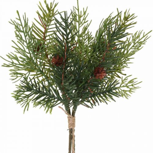 Floristik24 Branches déco Branche de pin de Noël artificielle 31cm 2pcs