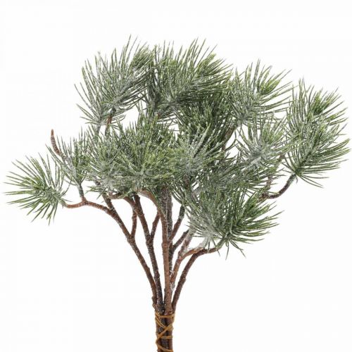 Floristik24 Branches de Noël branche de pin artificielle enneigée 30cm 6pcs