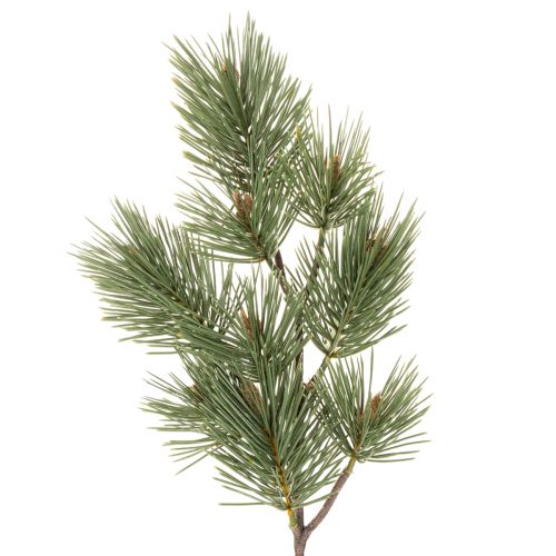 Lot de 3 branches de pin artificielles vertes 55 cm | Floristik24.fr