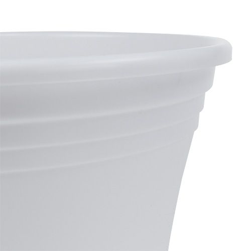 Article Pot plastique « Irys » blanc Ø22cm H18cm 1 pièce