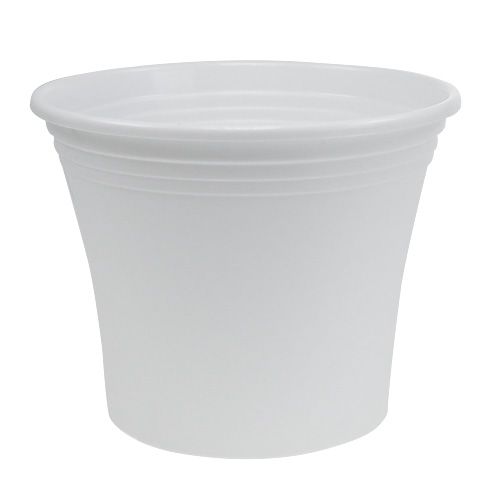 Floristik24 Pot plastique “Irys” blanc Ø25cm H21cm 1 pce