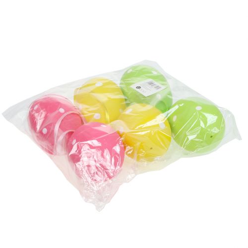 Floristik24 Oeufs 11,5cm à suspendre colorés 6pcs